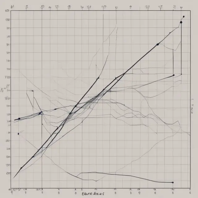 A regression line passes through data points representing residual standard deviation and original sample standard deviation, showcasing their differences