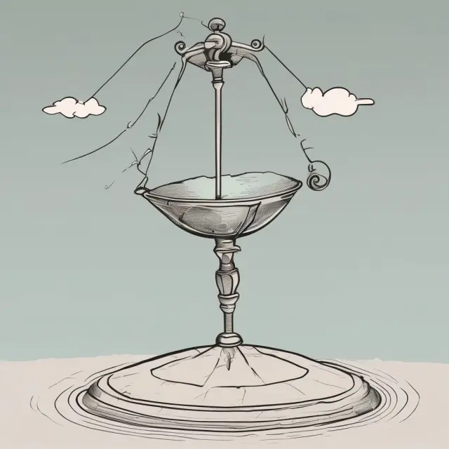 A pendulum illustrating the impact of leverage and outliers on residual standard deviation in regression analysis
