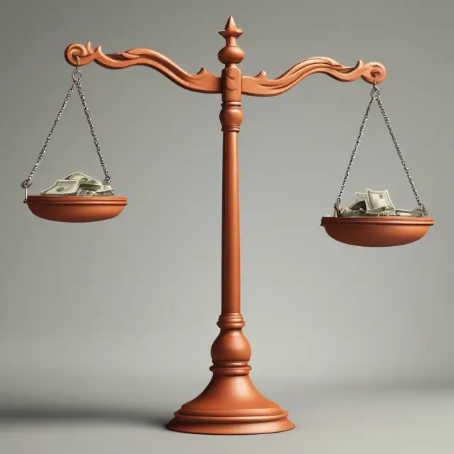 An image of a balance with one side representing the Residual Value and the other representing the Resale Value, emphasizing their importance in financial decision making.