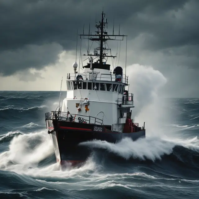 An image of a ship representing government bailouts braving turbulent financial waters, with RTC serving as the compass and guide