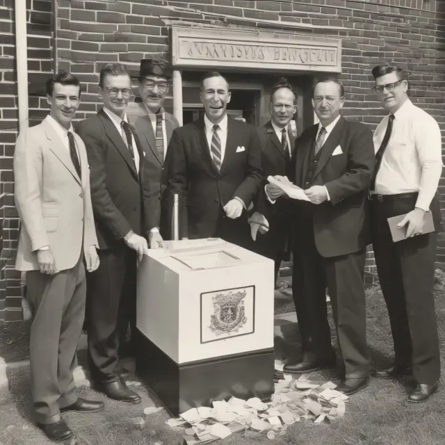 An ancient time capsule unfolds, revealing historic RSU documents and stock shares, symbolizing the evolution of this employee compensation tool