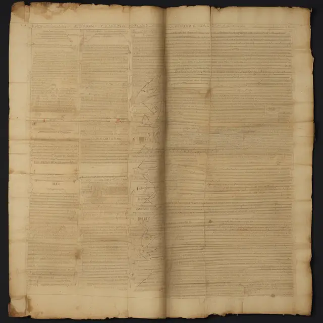 A scroll unfolding with images of houses and neighborhoods depicting the historical use of restrictive covenants to enforce housing segregation