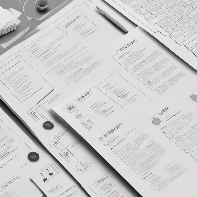 Designer creating a well-formatted finance resume with graphs, charts, and clear headings
