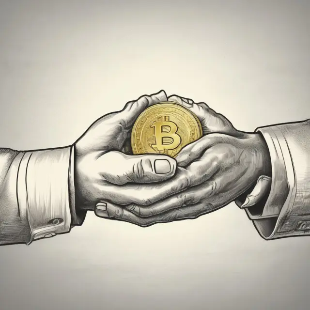 Employer offering a retention bonus contract to an employee, symbolizing loyalty and commitment