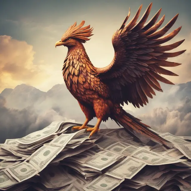 Phoenix rising above papers, illustrating managing returned payment fees