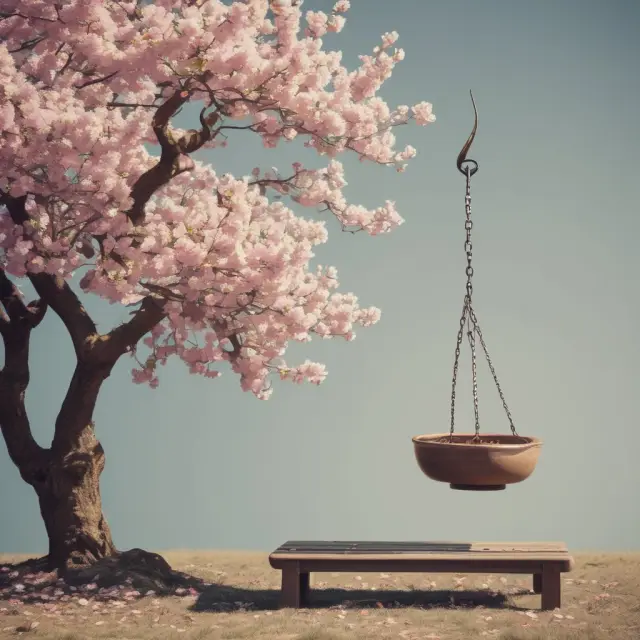 A balance scale tilts towards a blooming tree, representing the integration of financial ROI and Social SROI in investment analysis