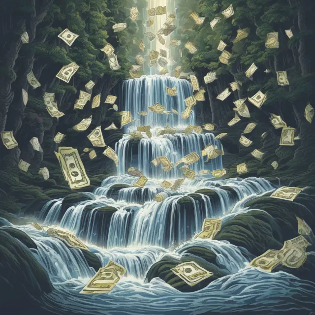 A cascade of currencies rising as market forces cause revaluations