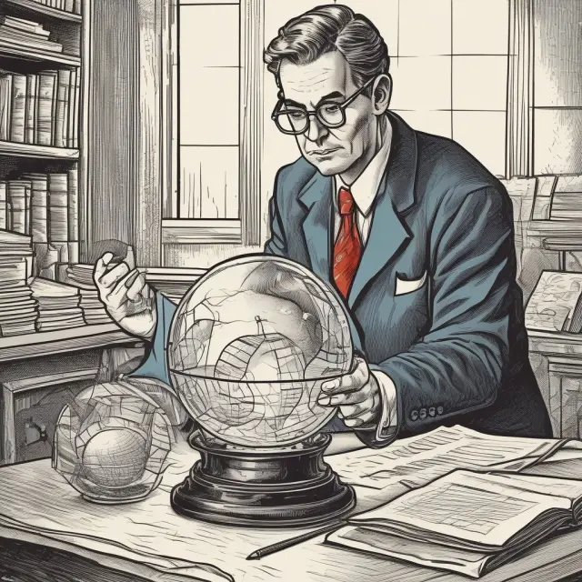 An accountant examining revaluation reserves on a balance sheet as time progresses.