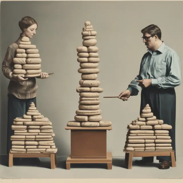 A consumer weighs various bundles to reveal their preferred choice, illustrating the Generalized Axiom of Revealed Preference