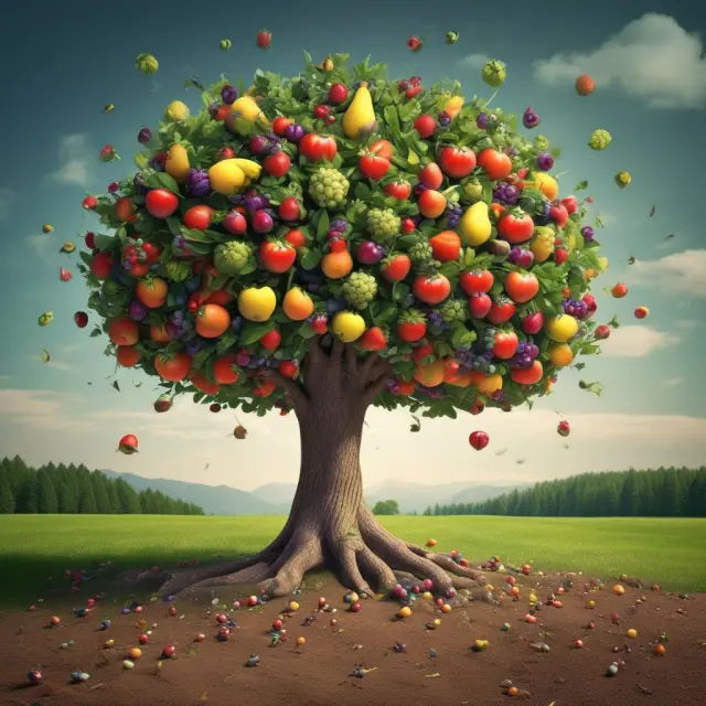 A tree symbolizing companies