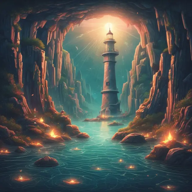 A revenue officer, symbolizing effective communication and guidance, steers a boat through stormy financial waters, collecting debts and helping taxpayers navigate their way towards success.