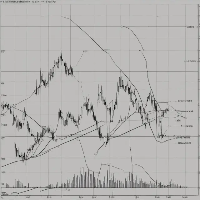 Visualizing trend identification: Seesaw balancing between uptrends and downtrends, supported by moving averages
