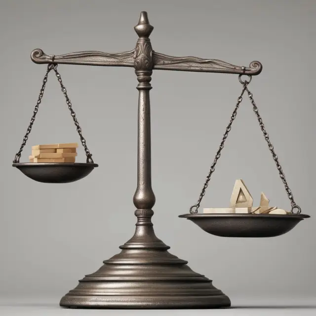 A balance scale tips towards reverse auctions, symbolizing their potential cost savings and competitive edge.