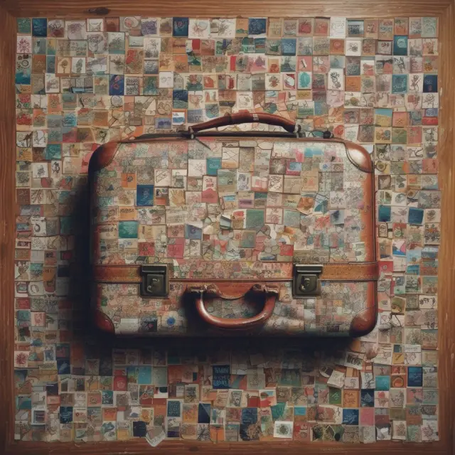 An open suitcase pouring out a mix of emotions – homesickness, frustration, and disorientation, symbolizing reverse culture shock