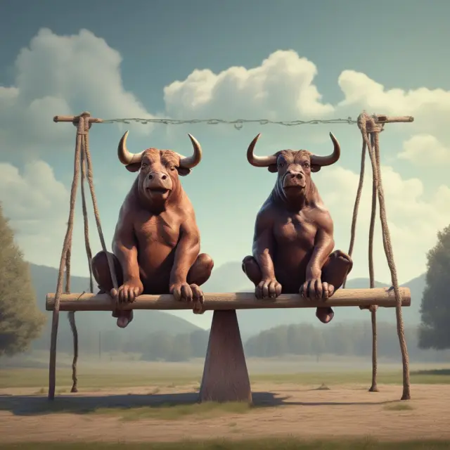 A legal bull and bear figuratively balancing the seesaw of regulatory challenges faced during reverse ICOs