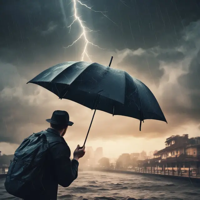 A protective umbrella defends against the delisting risk for a company, while institutional investors form a stable bridge of support, attracting growth and liquidity