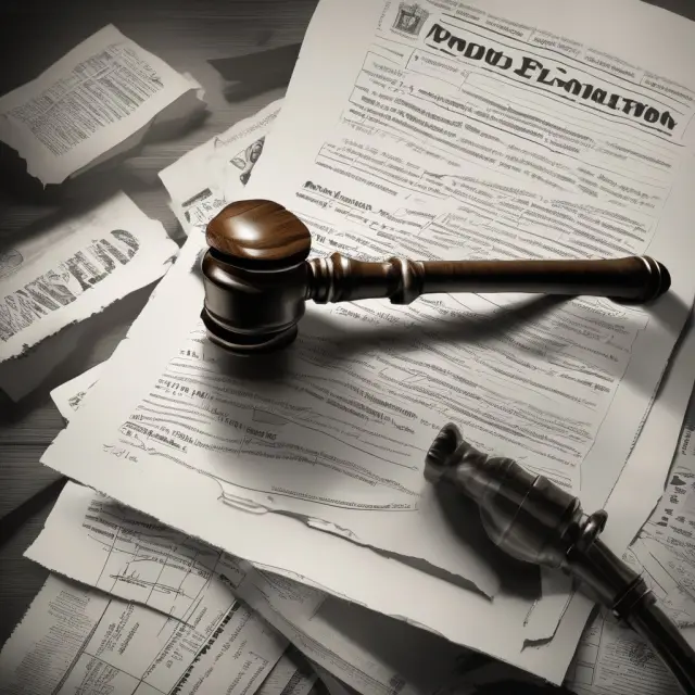 IRS agent with gavel granting tax privileges to an RIC, reflecting Regulation M