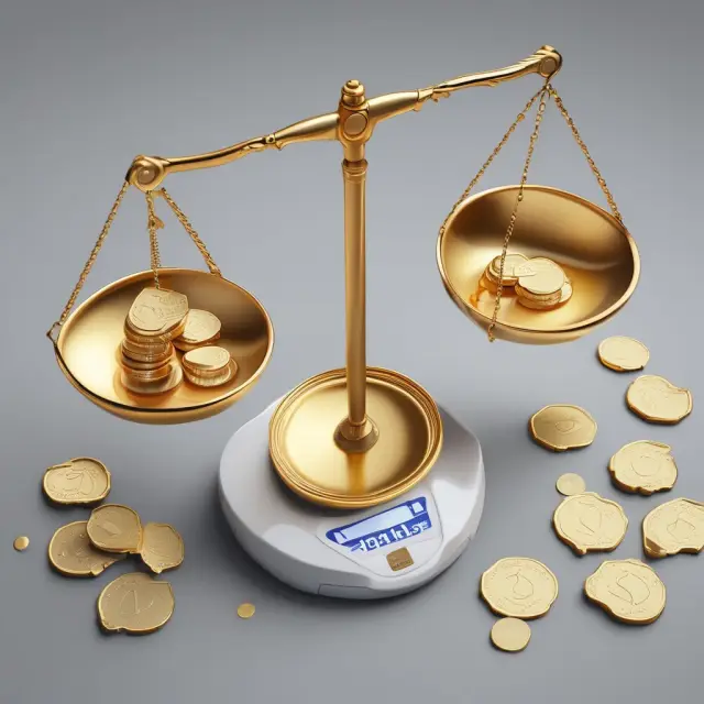 A balance scale weighing insurance policies against gold coins representing rider costs, emphasizing the decision-making process for policyholders.