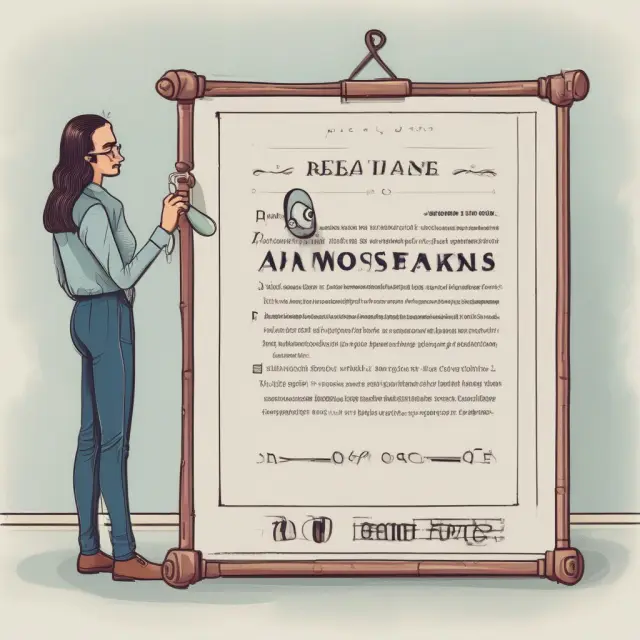 A borrower ponders FAQs about the Right of Rescission while looking at their reflection and considering a key or crossing out a mortgage document