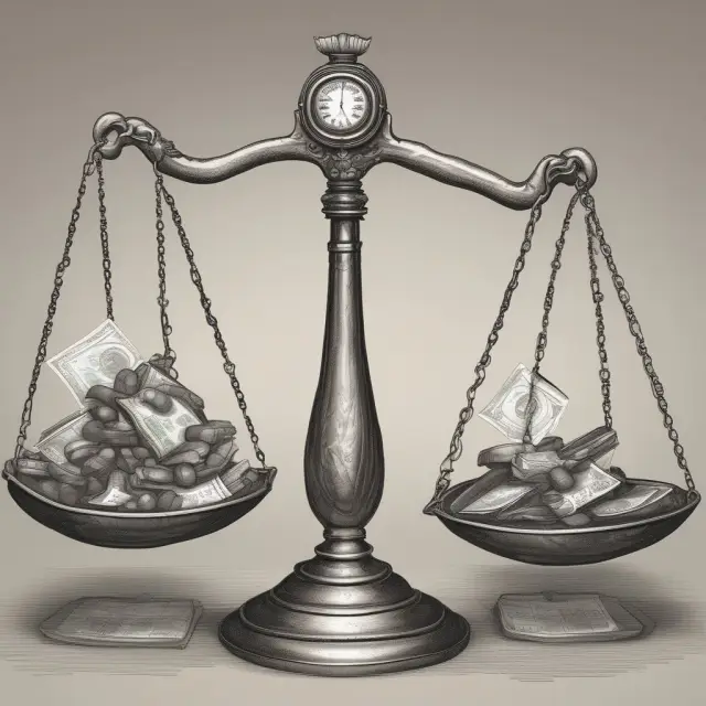 A scale weighing down a company