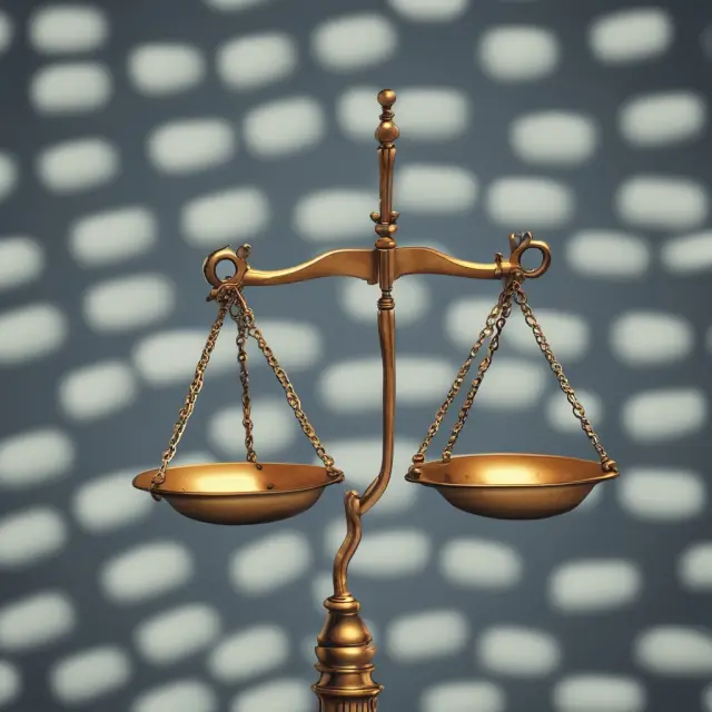 A balance scale illustrating the dilutive effect of rights offerings on financial statements, showing an increase in shares issued and decrease in EPS