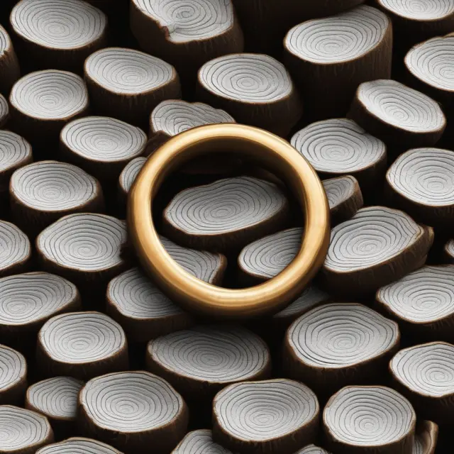 Image of ring-fenced assets securely contained within a tree ring to illustrate the concept of earmarking resources for specific purposes