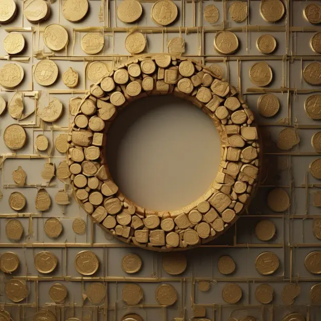 Gold coins and banknotes secured within a protective wall illustrating the concept of financial ring-fencing