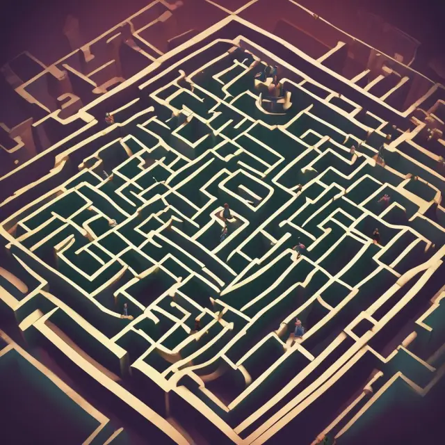 Institutional investors in a maze, using risk committees and third-party consultants to navigate various risk management tools