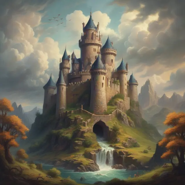 Castle withstanding wind, fire, and water damages symbolizes the role of insurance in managing risks.