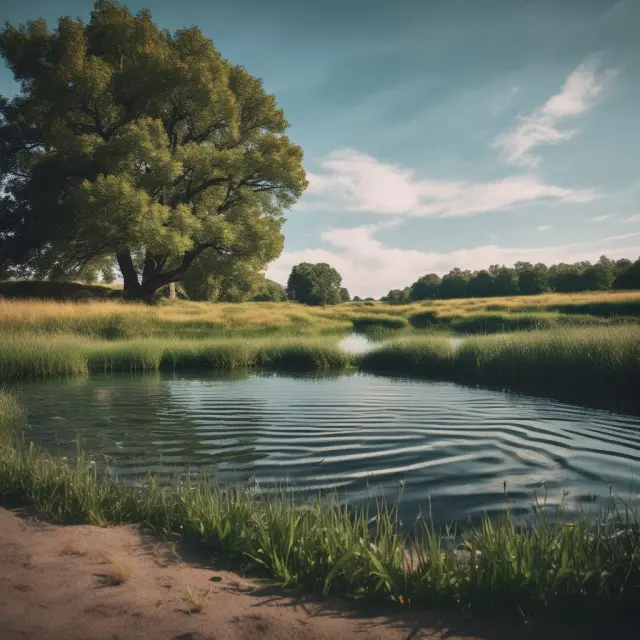 Calm US Treasury pond illustrating the accepted role of 3-month T-bills as a U.S.-based investor