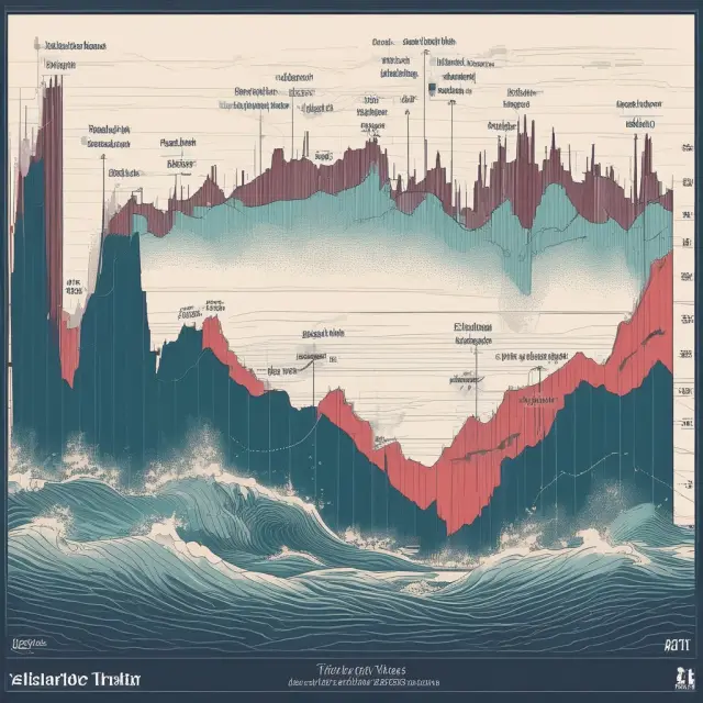 Visualization of risk-on and risk-off market environments impacting various asset classes