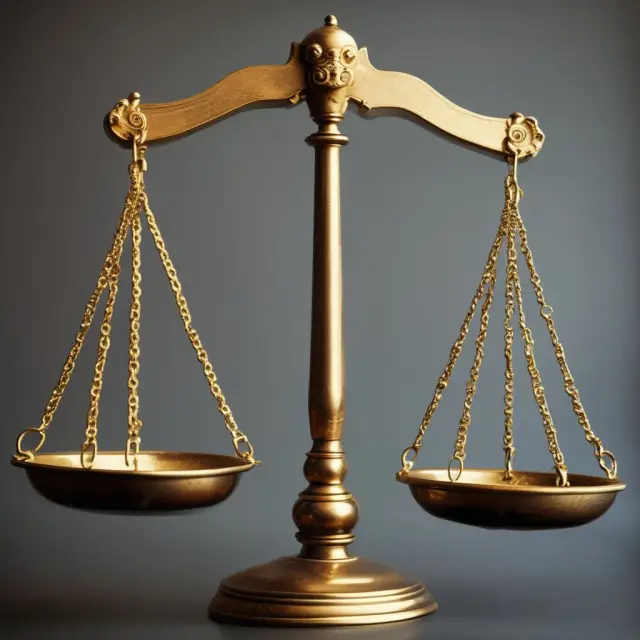 Golden scales weighing investment risks and rewards using Sharpe and Treynor ratios