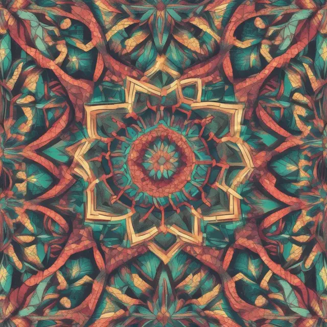 A vibrant kaleidoscope depicting various risk types intertwining with investment objectives, symbolizing the importance of effective risk management.