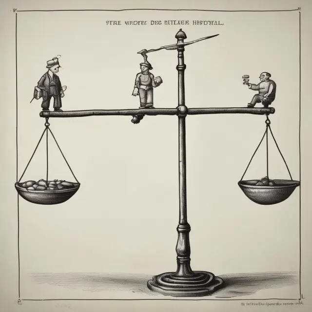 An image of a weighing scale with three pans representing risk-averse, risk-neutral, and risk-seeking investors.