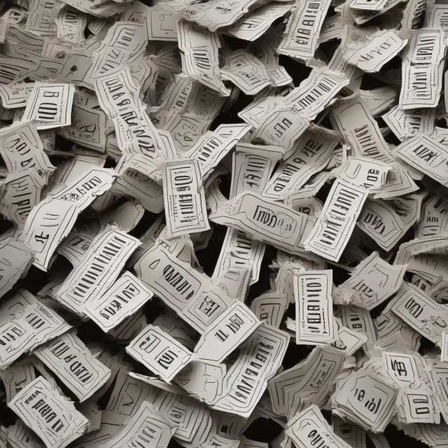 Two tickets bobbing in the water as hands reach out, illustrating rival goods