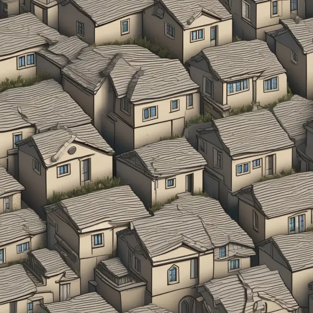 A mosaic of various mortgage loans forming a strong, stable foundation