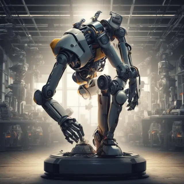 A robot orchestra symbolizing the implementation of Robotic Process Automation (RPA) in finance, customer service, accounting, healthcare, HR, and supply chain management industries.