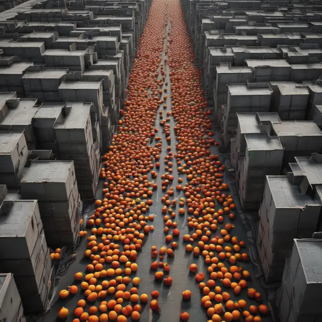 Two fruits morphing into ROCE ratio graphs, symbolizing industry-specific financial insights