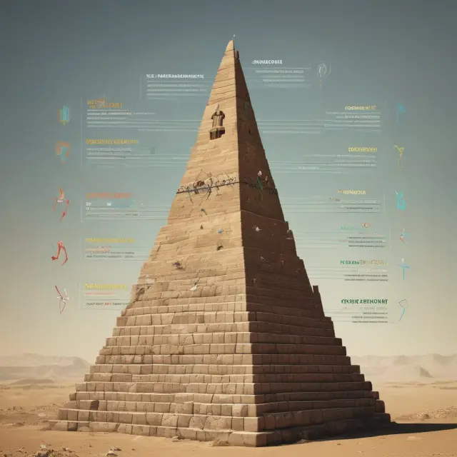 Guardians standing on top of a pyramid represent various asset classes managing roll yield risks through strategies like hedging, futures options, and monitoring market conditions.