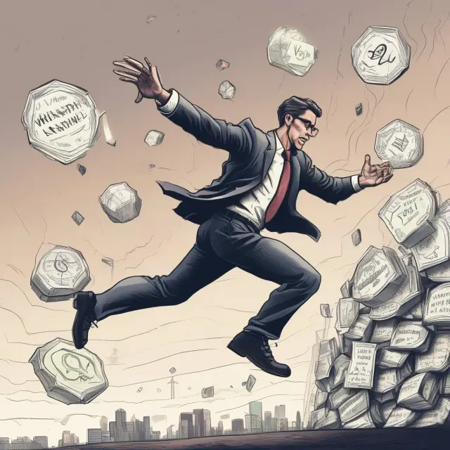 An investor strategically juggles rolls yield, inflation, contango, and backwardation in a dynamic market scenario.