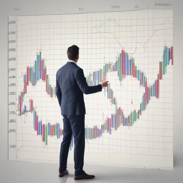 An investor rolling back a put option on a stock chart, reducing risk and capitalizing on market changes