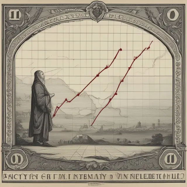 A ten-year Treasury bond morphing into a seven-year security, symbolizing the potential gains or losses of roll-down returns.