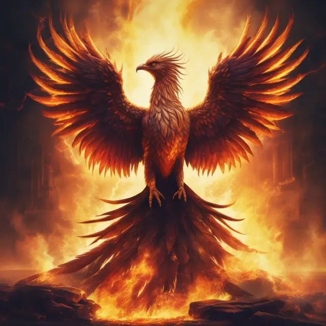 Image: Phoenix emerging from expiring contracts, extending market exposure via futures roll forwards
