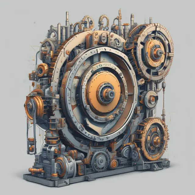 Efficient gear system representing RONA and manufacturing sector evaluation
