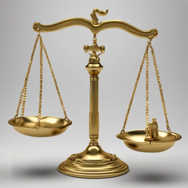 Golden scales with risk-weighted assets balancing project returns for RORAC evaluation