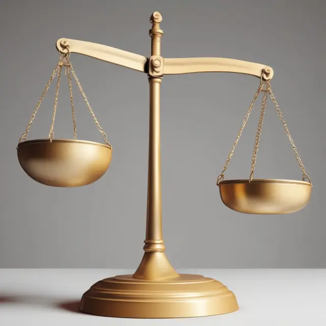 A balanced scale illustrates ROS compared to industry averages for insightful investment decisions