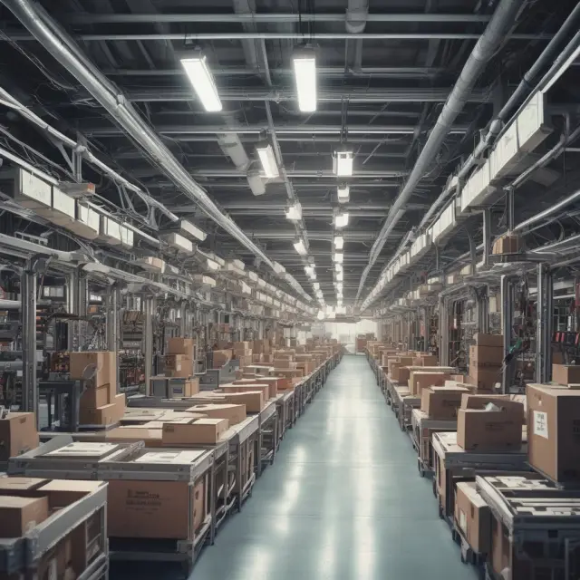 Imagery of a production line processing diverse data elements to generate the Retail Price Index