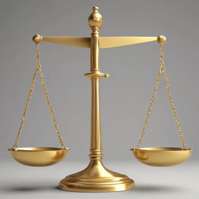 A golden scale illustrates the balanced weighing of RPI and CPI as professional investors ponder their portfolio management decisions