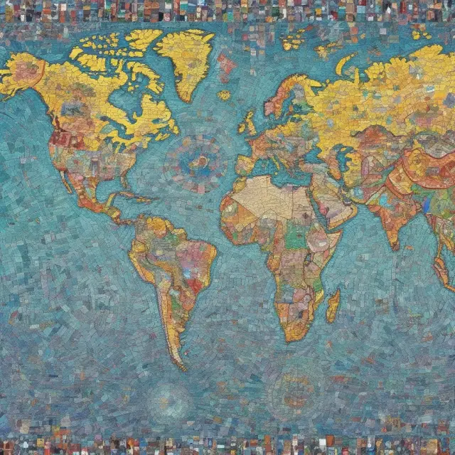 Mural depicting diverse RTGS logos uniting, symbolizing interconnected global financial infrastructure