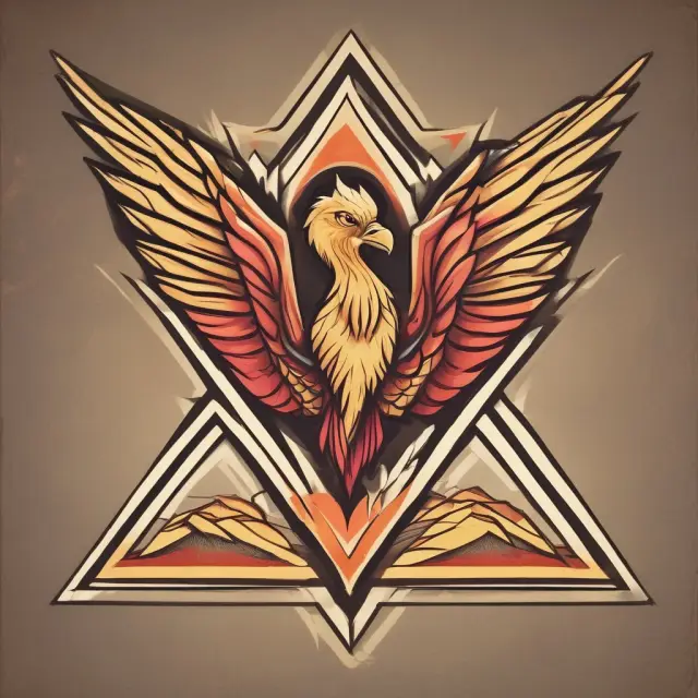 Phoenix emerging from a merger, illustrating growth, tax benefits, and regulatory compliance